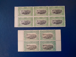Timbres Congo Belge 1915 N°54 Neufs En Bloc De Quatre Et Six - Unused Stamps