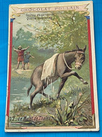 Carte Image Chromo Chocolat Poulain En Relief  -Le Mulet De Thales - 2ème Serie  Légendes Sur Les Animaux - Chocolat