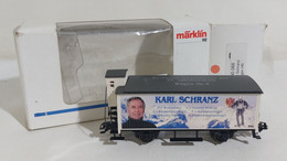 I110818 Fermodellismo Märklin H0 - Vagone "Karl Schranz" - 4890.066 - Con Scatol - Vagoni Merci