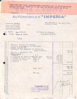 Automobiles Impéria Bruxelles René J. Smits 1945 + Avis Congés Payés Du 16-22/07... - Cars