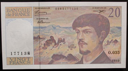 France - 20 Francs - 1992 - PICK 151f.1 / F66bis.3 - NEUF - 20 F 1980-1997 ''Debussy''