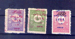Türkey  Michel N° 189,190,191 IV A SultanreiseÜsküp - Other & Unclassified