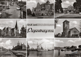 GERMANY - GRUß AUS PAPENBURG - EMS - VEDUTINE - CARTOLINA FG SPEDITA NEL 1972 - Papenburg