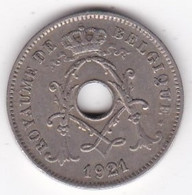 Belgique 10 Centimes 1921 , Legende Francaise , Albert I , En Cupronickel , KM# 85 - 10 Cents