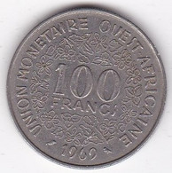 États De L'Afrique De L'Ouest 100 Francs 1969 , En Nickel, KM# 4 - Otros – Africa