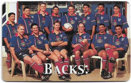 Namibia - Telecom Namibia - Rugby World Cup '99, Backs Team - 10$, 1999, Used - Namibie