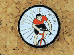Delcampe - Pin's CYCLISME - Vélo Club Saint Mitre - Peint Cloisonné - Fabricant DONADEY - Cyclisme
