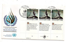 ONU--Nations Unies Genève --1989--FDC  Déclaration Universelle Des  Droits De L'Homme - VN