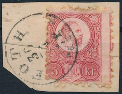 1871 5kr "FÓTH" Erősen Elfogazva (Gudlin 400 P) / Shifted Perforation - Sonstige & Ohne Zuordnung