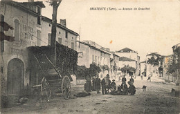 Briatexte * Avenue De Graulhet * Hôtel Café * Villageois - Autres & Non Classés