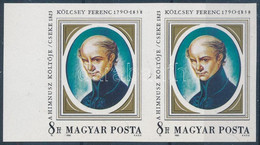 ** 1990 Kölcsey ívszéli Vágott Pár / Mi 4098 Imperforate Margin Pair - Sonstige & Ohne Zuordnung