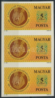 ** 1990 Takarékpénztár Vágott Hármascsík / Mi 4065 Imperforate Stripe Of 3 - Sonstige & Ohne Zuordnung