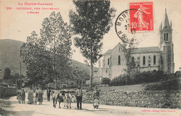 Gourdan * Près Montréjeau * Vue Sur L'église * Attelage De Boeufs Villageois - Sonstige & Ohne Zuordnung