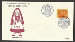 Portugal Cachet Commemoratif Maison De Beira Alta Porto 1969 Oporto Event Postmark - Postal Logo & Postmarks
