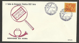 Portugal Cachet Commemoratif Expo Philatelique Senhora Da Hora 1969 Philatelic Expo Event Postmark - Postal Logo & Postmarks