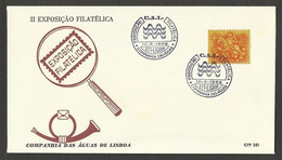 Portugal Cachet Commémoratif  Expo Philatelique Compagnie Des Eaux Eau 1969 Event Postmark Water Supply Co. - Water