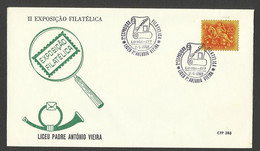 Portugal Cachet Commémoratif  Expo Philatelique École Père António Vieira 1969 Event Postmark School Philatelic Expo - Maschinenstempel (Werbestempel)