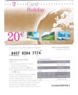 Germany - T-Card Holiday - 20€ - Prepaid Card - Calling Card - T-Pay Micro-Money