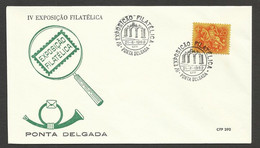 Portugal Cachet Commémoratif  Expo Philatelique Ponta Delgada Açores 1969 Event Postmark Philatelic Expo Azores - Maschinenstempel (Werbestempel)