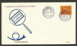 Portugal Cachet Commémoratif  Expo Philatelique Framo Pampilhosa 1969 Event Postmark Philatelic Expo - Flammes & Oblitérations
