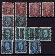 Deutsches Reich Lot Michel-Nr. 362 / 363 + 368 / 369 Gestempelt - Andere & Zonder Classificatie