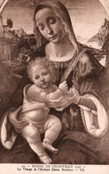 CPA - Jésus ROSELLI - La VIERGE Et L'enfant - Musée De CHANTILLY …Edition L.L. - Vergine Maria E Madonne