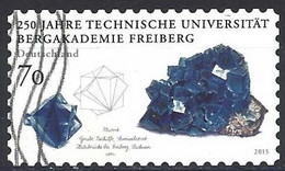 Germany FRG 2015 - Mi 3198 - YT 2999 ( Fluorite ) Self Adhesive Perf. 10 - Minéraux