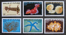 WALLIS ET FUTUNA 1979 - VIDA MARINA - YVERT 248/253** - Unused Stamps