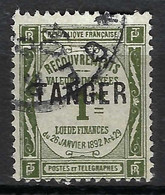 FRANCE Maroc Taxe Ca.1918:  Le Y&T 42, B Surch. Et Obl. CAD "Tanger" - Strafport