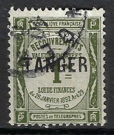 FRANCE Maroc Taxe Ca.1918:  Le Y&T 42, B Surch. Et Obl. CAD "Tanger" - Timbres-taxe