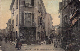 CPA France - 01 - LAGNIEU - Rue Des Pénitents Et Rue Du Commerce - Edit Vernier - Zonder Classificatie