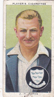 18 James Parks Sussex - Cricketers 1938 -  Players Cigarettes - Original - Sport Cricket - Player's