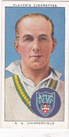 40 A Chipperfield, New South Wales - Cricketers 1938 -  Players Cigarettes - Original - Sport Cricket - Player's