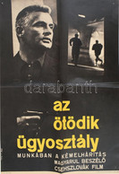 1961 Zala Tibor (1920-2004): Az ötödik ügyosztály, Filmplakát, Bp., Athenaeum-ny., Hajtott, Sarkain Lyukakkal, 56x39 Cm - Sonstige & Ohne Zuordnung