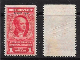 ● U.S.A. 1940  U.s. Internal Revenue Documentary  Woodbury   S.G.  Cat. ? € ️ Lotto N. 2170 ️ - Steuermarken