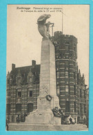 * Zeebrugge (Kust - Littoral) * Mémorial érigé En Souvenir De L'attaque Du Mole Le 23 Avril 1918, Monument, Old - Zeebrugge