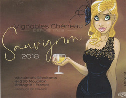 Etiquette Vin TRICHET Cyril Festival BD Angers 2019 (Les Arcanes Du "Midi-Minuit" - Tischkunst