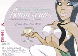 Etiquette Vin TRICHET Cyril Festival BD Angers 2008 (Les Arcanes Du "Midi-Minuit" - Art De La Table