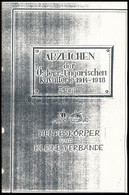 Lothar Brósch-Fohraheim: Die Abzeichen Der Österr.-Ungarischen Kavallerie 1914-1918 (Az Osztrák-magyar Lovasság Jelvénye - Ohne Zuordnung