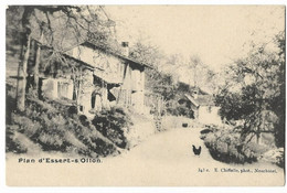 PLAN D'ESSERT S/Ollon: Scène En Village Animée ~1900 - Ollon