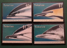 Tokelau 1996 4v Delfine Dolphins Mi 234/37** - Tokelau
