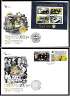 Turkey, Türkei - 2007 - 100th Anniversary Of Fenerbahçe Sports Clup - 2.Different FDC - Ungebraucht