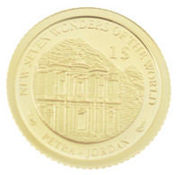 Salamon Szigetek 2013. 1$ Au "A Világ 7 új Csodája - Petra" Kapszulában (0,5g/0,585) T:PP Salamon Islands 2013. 1 Dollar - Ohne Zuordnung