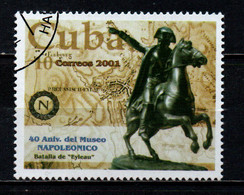 CUBA - 2001 - MUSEO NAPOLEONICO - 40° ANNIVERSARIO - USATO - Gebraucht