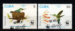 CUBA - 1992 - WWF - World Wildlife Fund - Birds - USATI - Usados