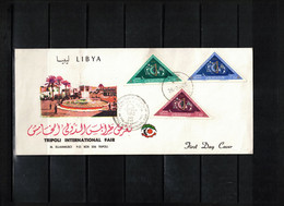 Libya 1966 Space / Raumfahrt Satellites - International Fair Tripoli FDC - Afrika