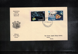 Ascension 1975 Space / Raumfahrt FDC - Afrique