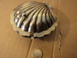 Conchiglia / Posacenere Anni ”50 In Silver Plated - Aschenbecher