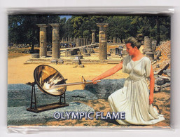 Greece Olympia 2022 / Olympic Flame / Olympic Torch Lighting / Olympic Games Beijing / Magnet - Bekleidung, Souvenirs Und Sonstige