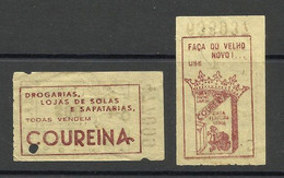 Tramway Et Bus Lisbonne Carris Portugal 2 Billet Pub Coureina Encre Pour Chaussures Lisbon 2 Tram Ticket Shoe Ink - Europe